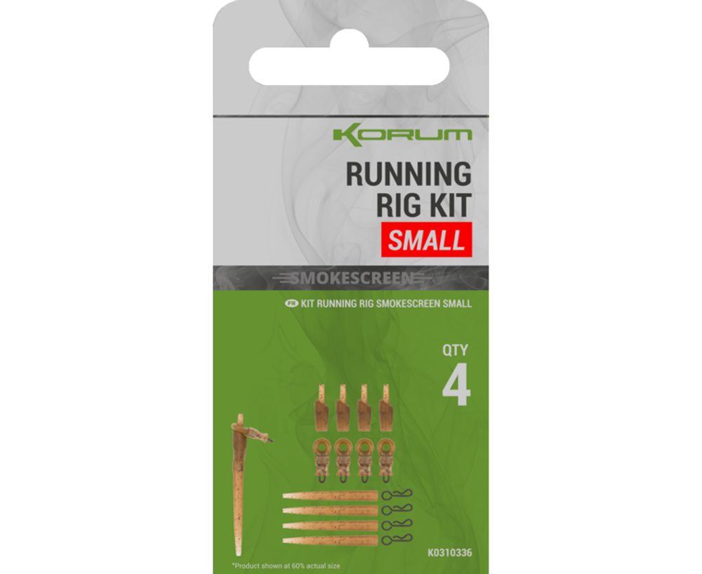 E-shop Korum Závěsky Smokescreen Running Rig Kit 4ks - Small,Korum Závěsky Smokescreen Running Rig Kit 4ks - Small