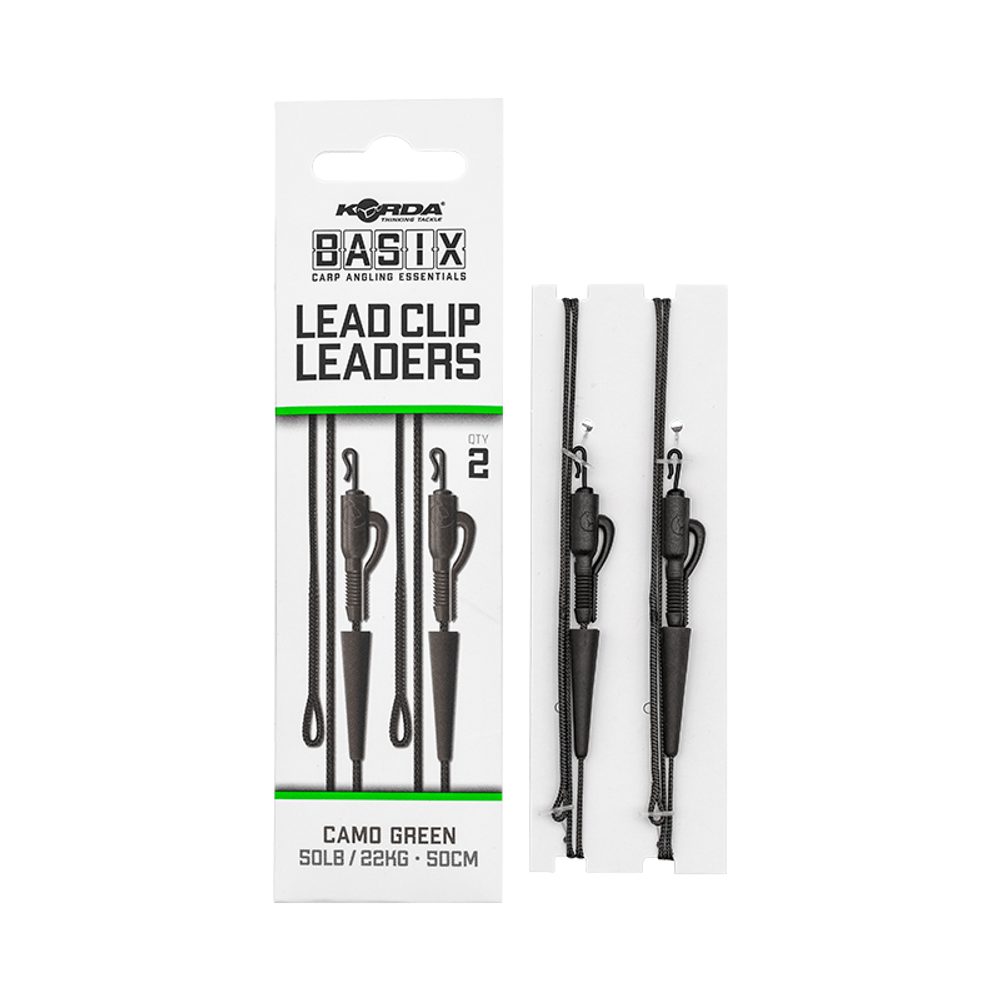 Korda Montáž Basix Lead Clip Leaders