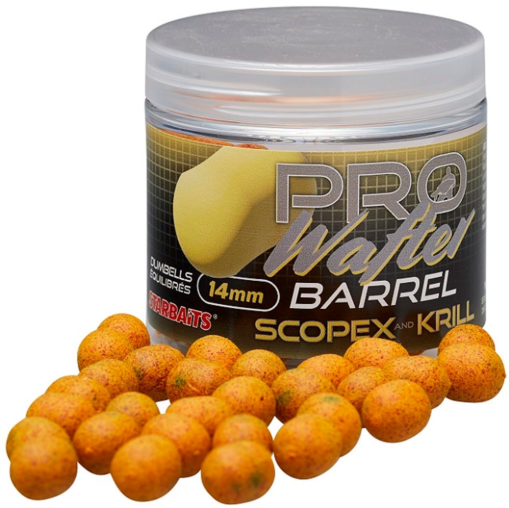 Fotografie Starbaits Boilies Wafter Pro Scopex Krill 14mm 50g