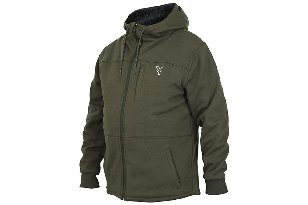 Fox Mikina Collection Sherpa Hoody Green/Silver - S