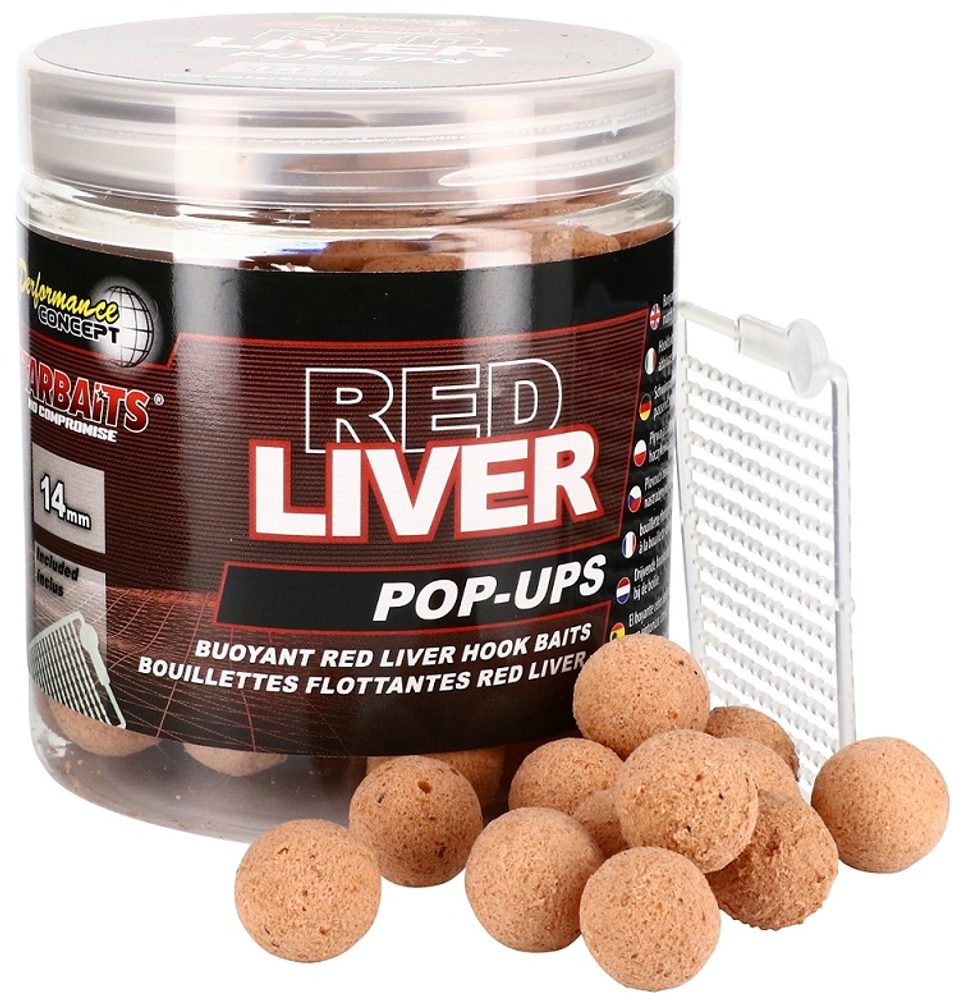 Starbaits Plovoucí boilie Red Liver 80g