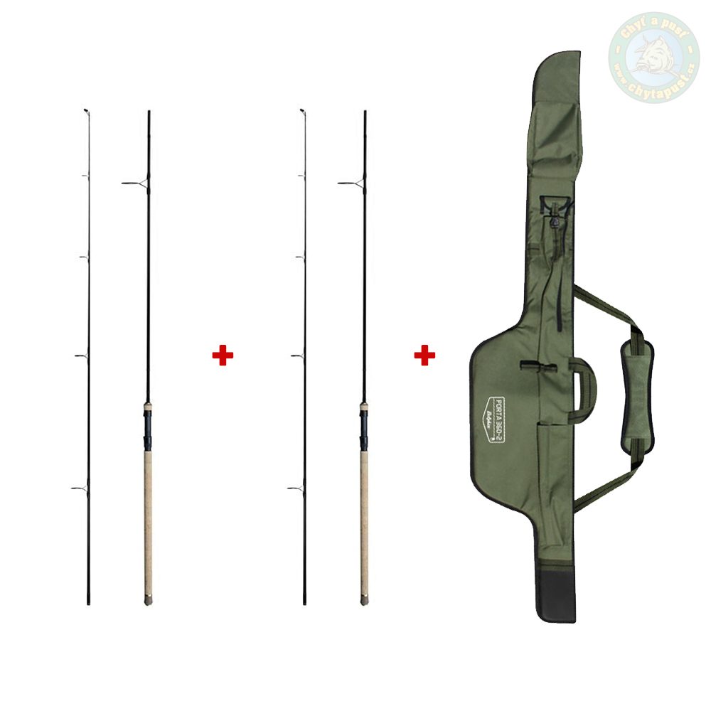 E-shop Delphin Prut Armada Carp BlackWay 3,6m 3lb 2díl Akce 1+1 + pouzdro na pruty Zdarma !