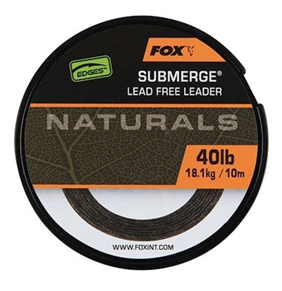 E-shop Fox Šňůra Bez Olověného Jádra Naturals Leader 10 m - 40lb,Fox Šňůra Bez Olověného Jádra Naturals Leader 10 m - 40lb