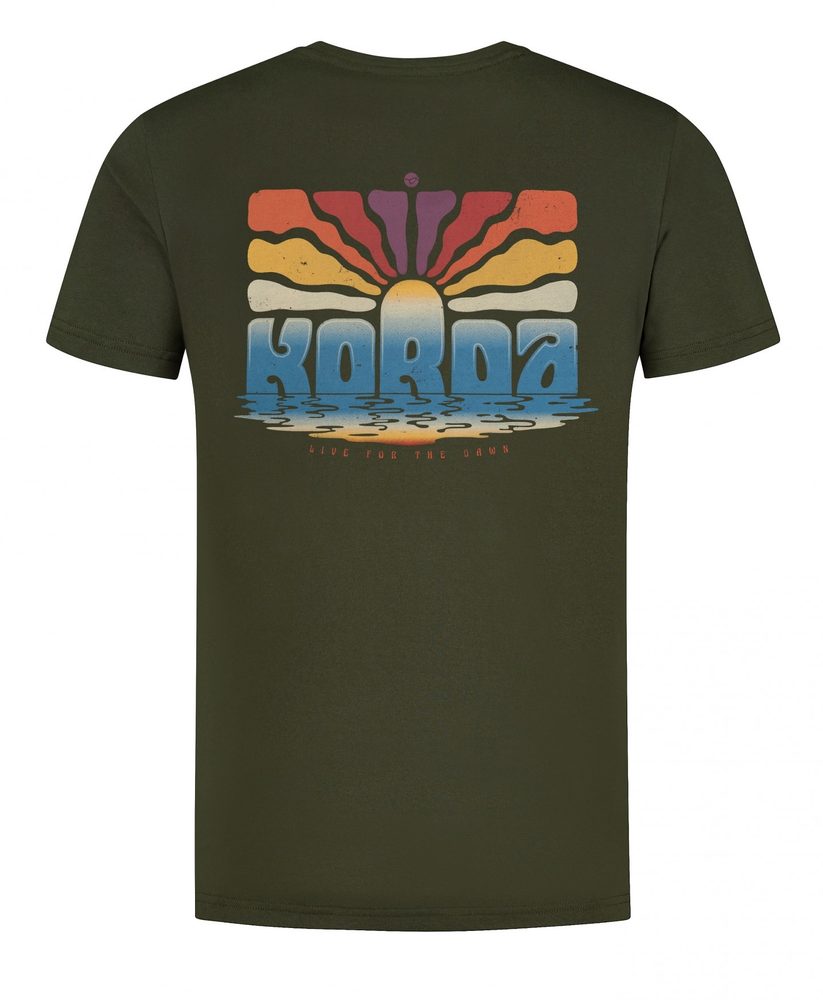 Korda Tričko Dawn Vibes Tee Dark Olive - S