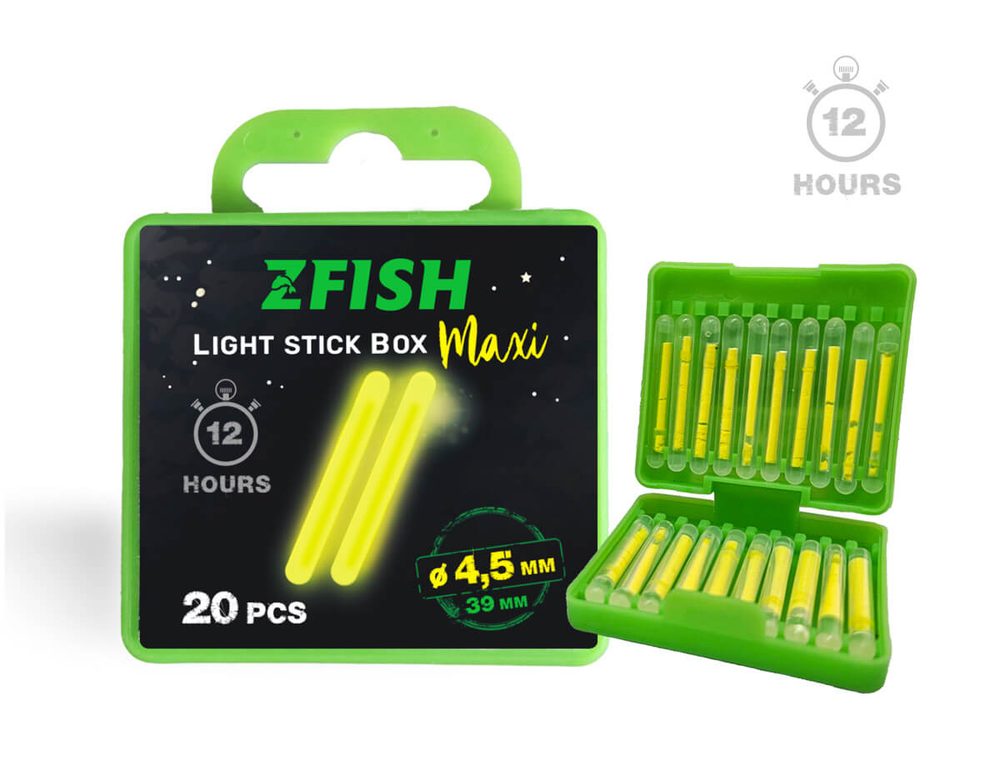 Zfish Chemické Světlo Box 20ks - 4,5x39mm