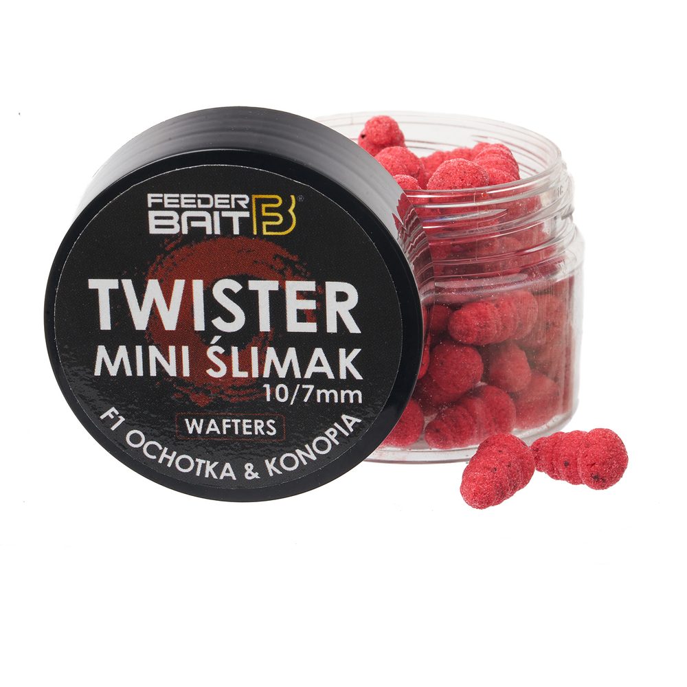 FeederBait Mini Šlimak Wafters 25ml - F1- Patentka/Konopí,FeederBait Mini Šlimak Wafters 25ml - F1- Patentka/Konopí
