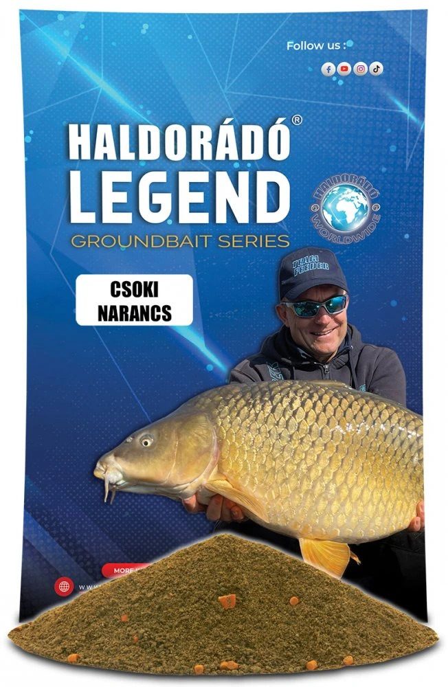 Haldorádó Vnadící směs Legend Groundbait 800g - Čokoládá-Pomeranč