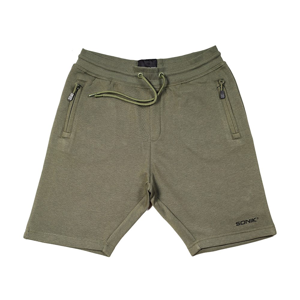 E-shop Sonik Kraťasy Green Fleece Shorts - M,Sonik Kraťasy Green Fleece Shorts - M