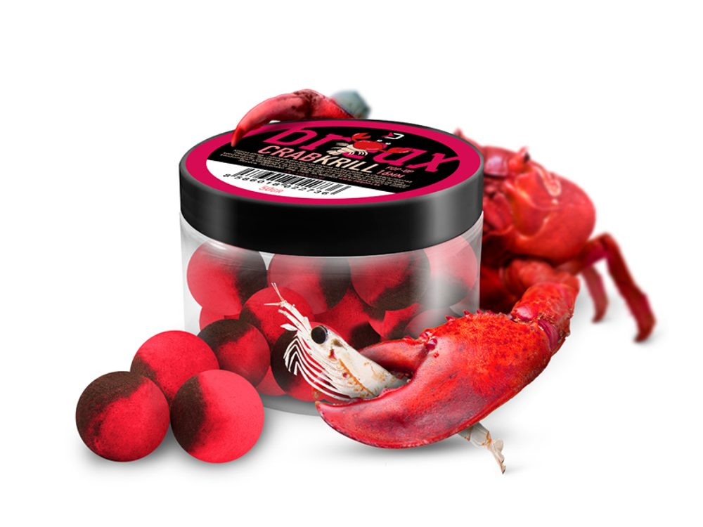 E-shop Delphin Plovoucí Nástraha BreaX POP 16mm 50g - Krab-Krill / Růžová-Hnědá,Delphin Plovoucí Nástraha BreaX POP 16mm 50g - Krab-Krill / Růžová-Hnědá