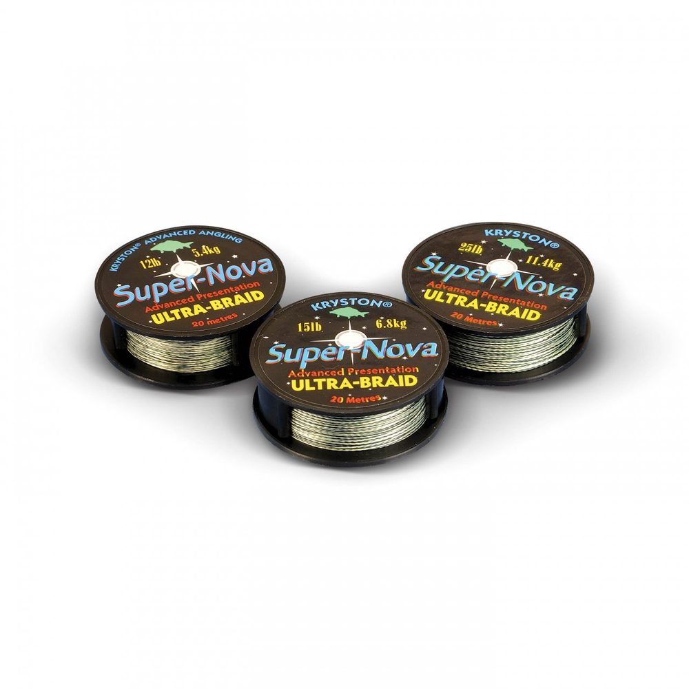E-shop Kryston Pletená šňůrka Super Nova 20m - 15lb,Kryston Pletená šňůrka Super Nova 20m - 15lb
