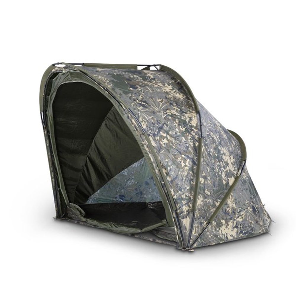 Fotografie Nash Bivak Bank Life Gazebo Camo Pro Sleeping Pod