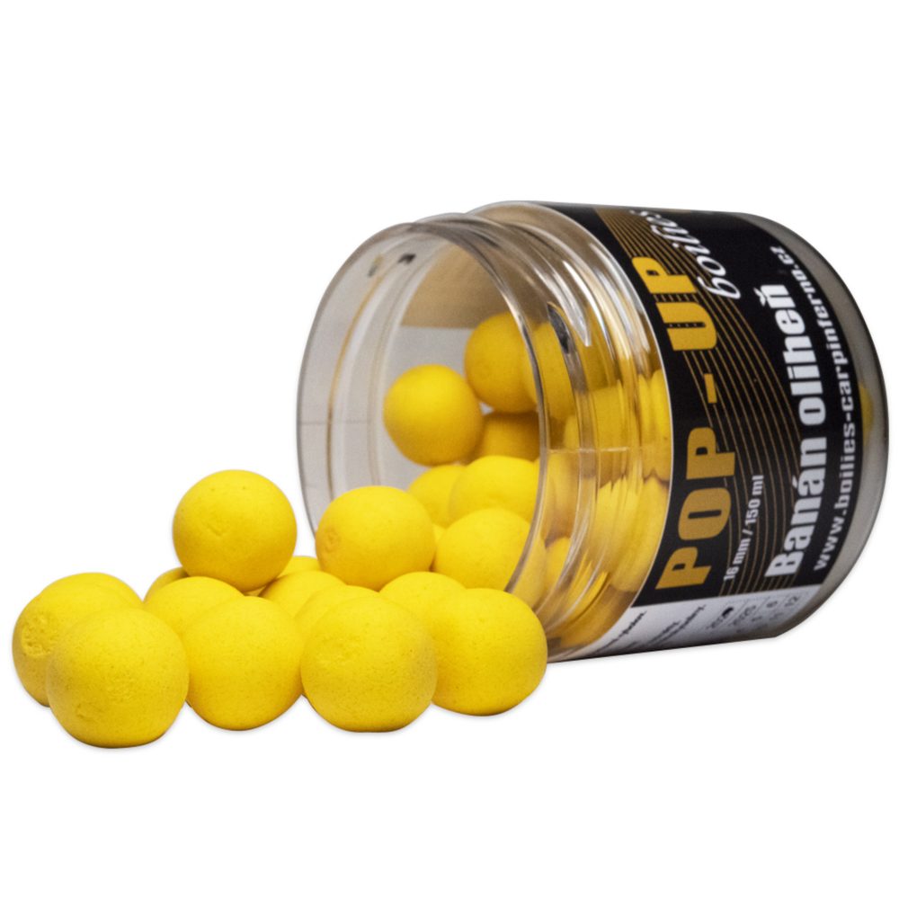 E-shop Carp Inferno Pop-up Boilies 16mm 150ml - Banán/Oliheň,Carp Inferno Pop-up Boilies 16mm 150ml - Banán/Oliheň