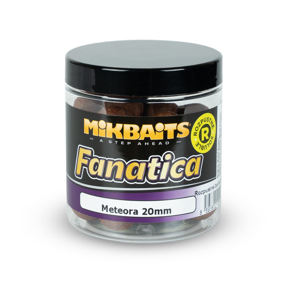 E-shop Mikbaits Fanatica rozpustné boilie Meteora 250ml - 20mm,Mikbaits Fanatica rozpustné boilie Meteora 250ml - 20mm