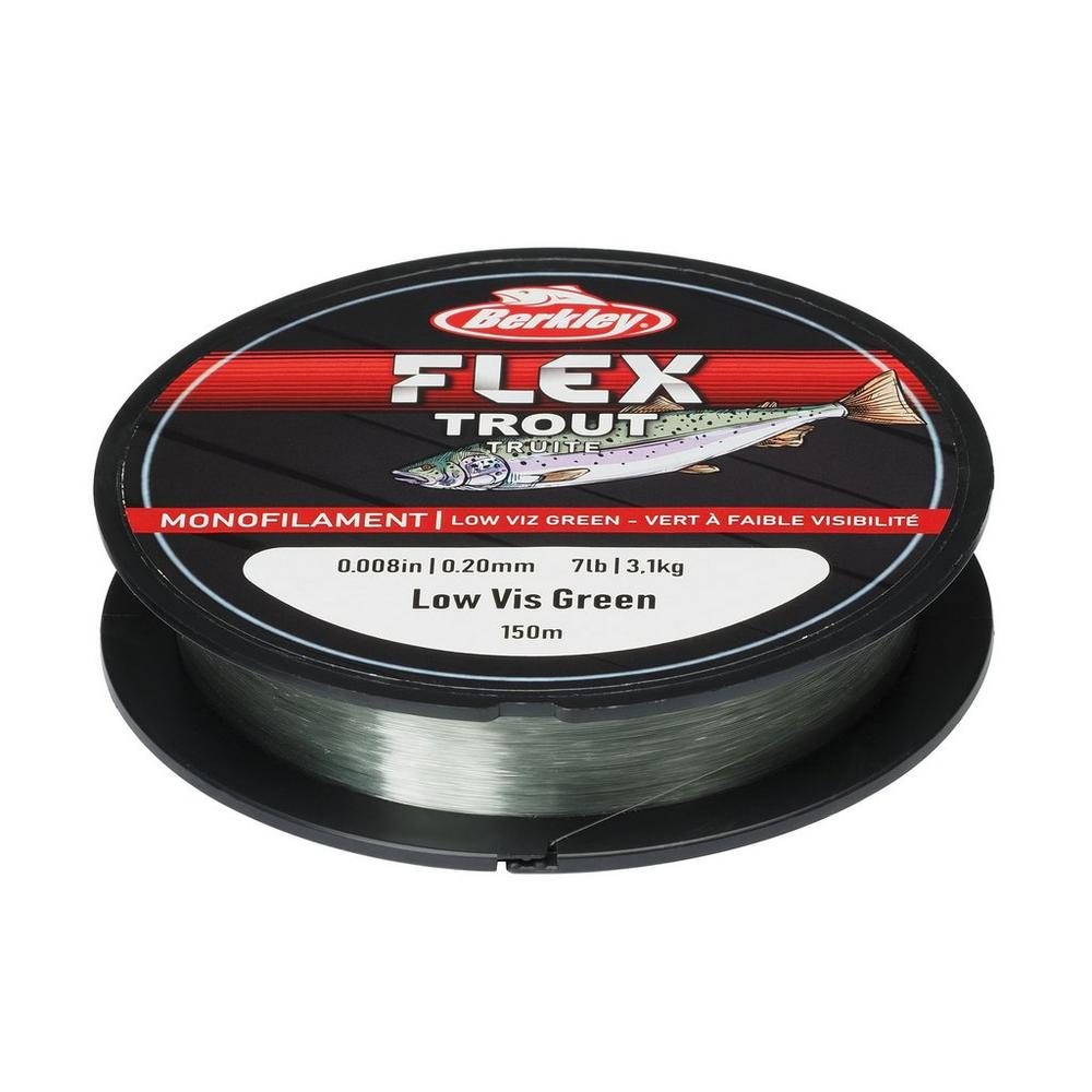 Berkley Vlasec Flex Trout Transparent Green 150m - 0,18mm 2,55kg