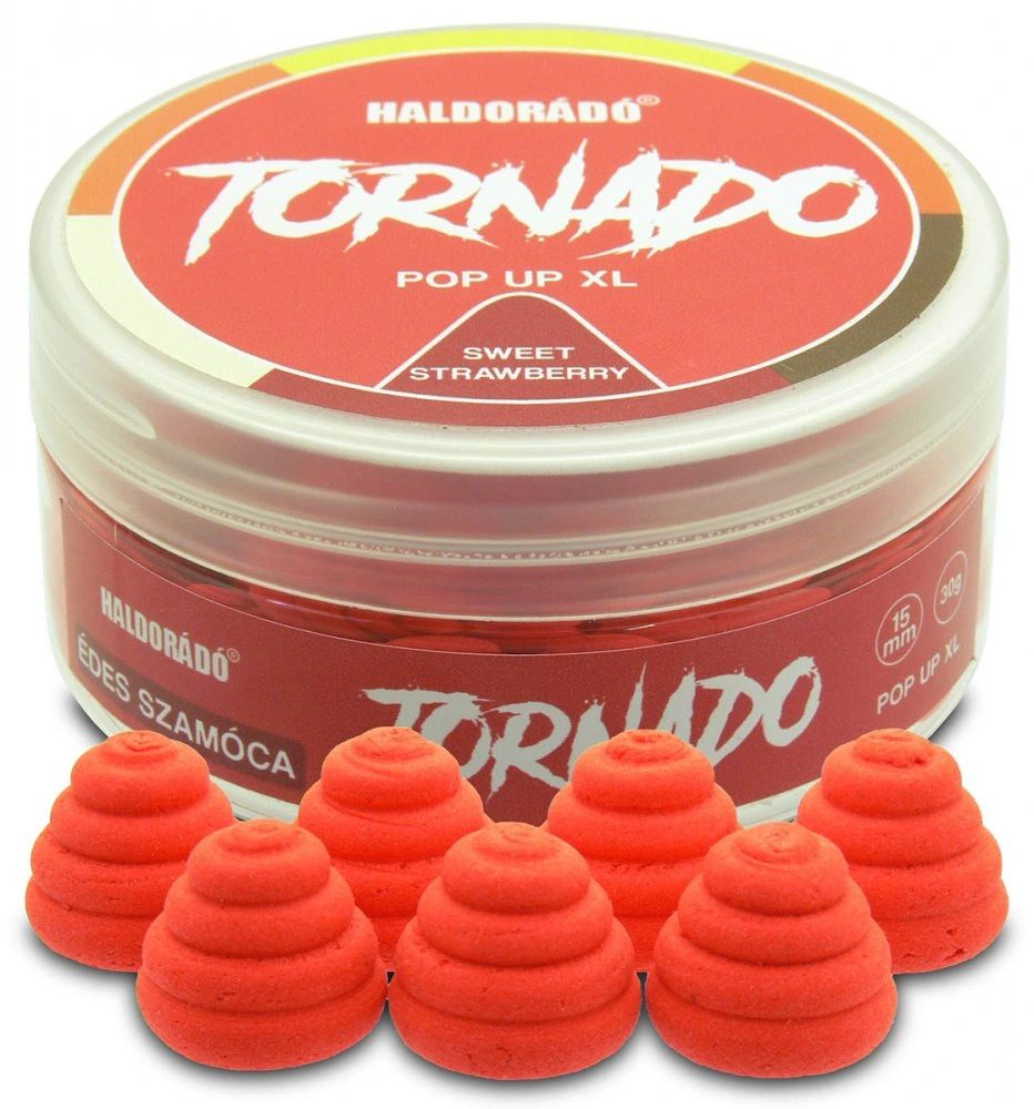 Haldorádó Pop-Up Nástraha Tornado XL 15mm 30g - Sladká jahoda,Haldorádó Pop-Up Nástraha Tornado XL 15mm 30g - Sladká jahoda