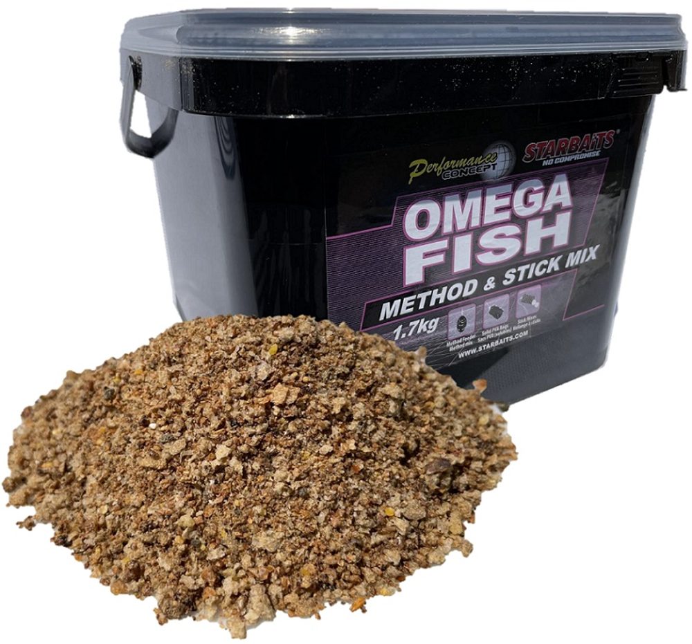 Fotografie Starbaits Method & Stick Mix Omega Fish 1,7kg