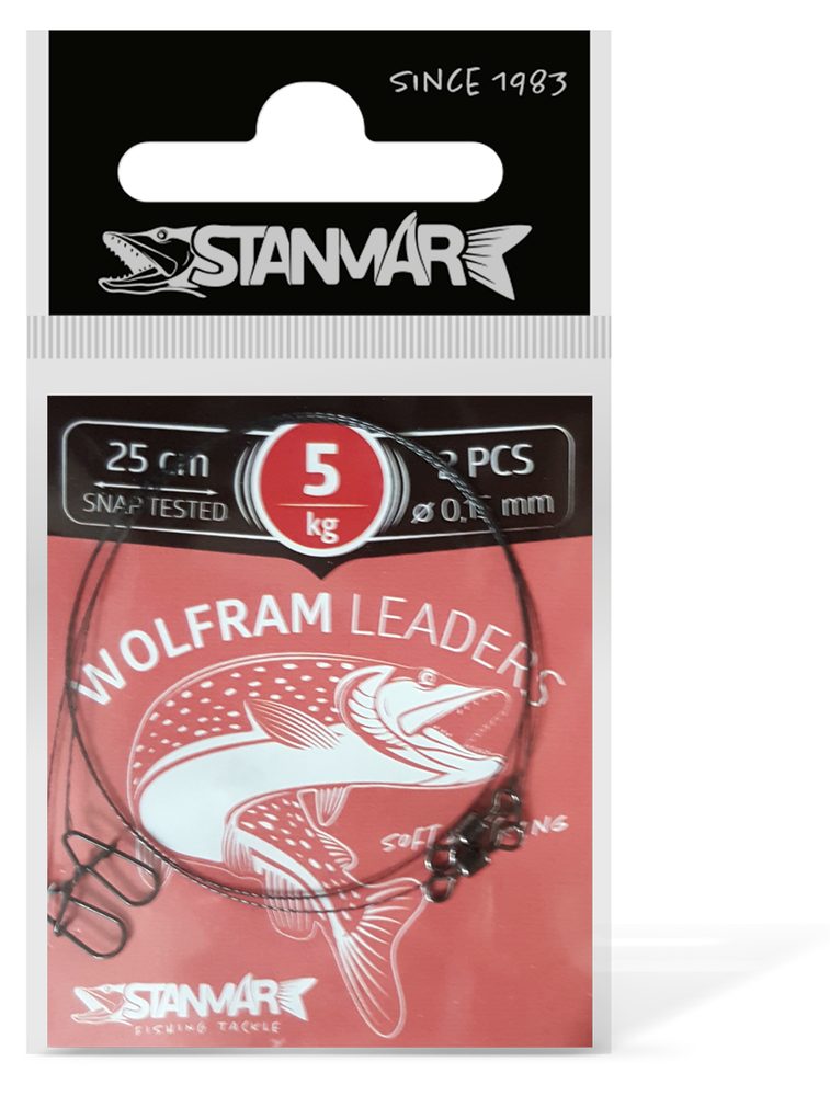 E-shop Stan-Mar Wolframové lanko 25cm - 5kg 2ks,Stan-Mar Wolframové lanko 25cm - 5kg 2ks