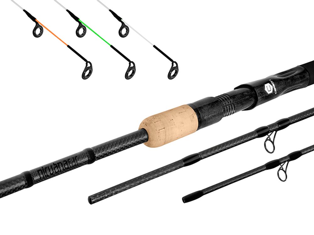 E-shop Delphin Prut Feeder Nirvana FDR 390cm 80g + 3 špičky,Delphin Prut Feeder Nirvana FDR 390cm 80g + 3 špičky