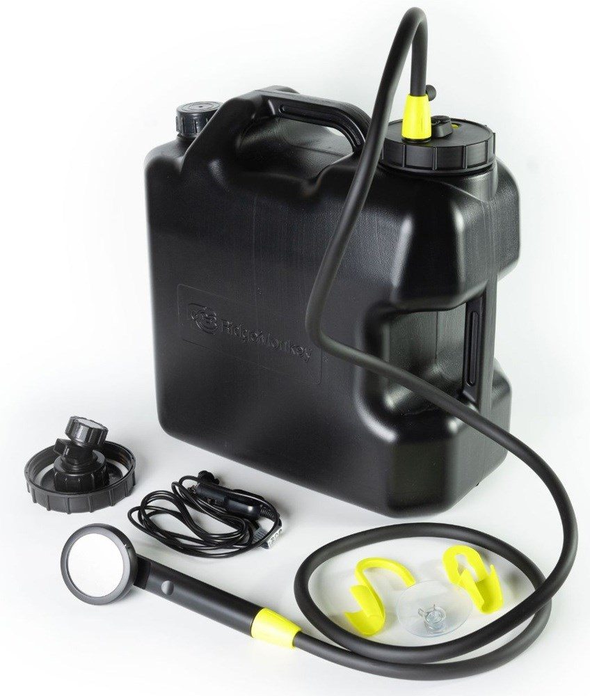 Fotografie RidgeMonkey Sprcha s kanystrem Outdoor Power Shower Full Kit 20L