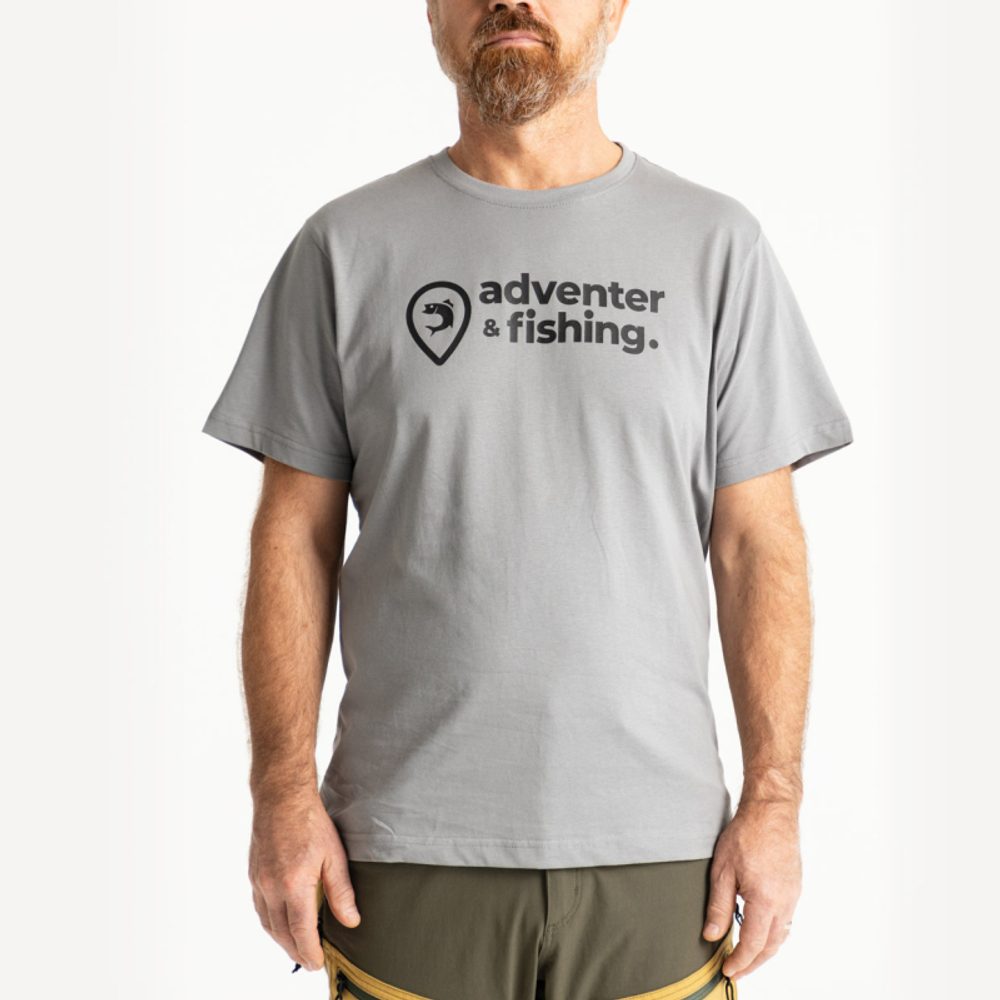 E-shop Adventer & fishing Tričko krátký rukáv Steel - M,Adventer & fishing Tričko krátký rukáv Steel - M