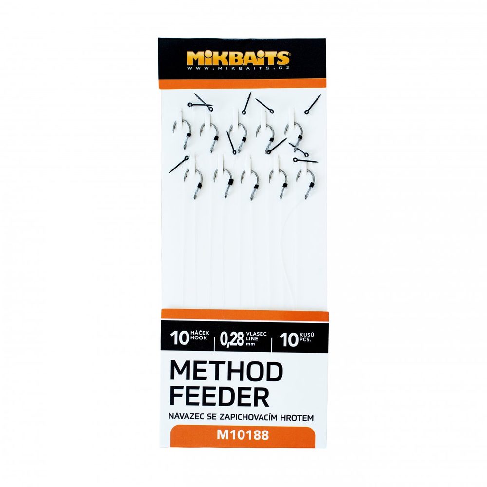 E-shop Mikbaits Method Feeder návazce se zapichovacím hrotem 10ks,Mikbaits Method Feeder návazce se zapichovacím hrotem 10ks