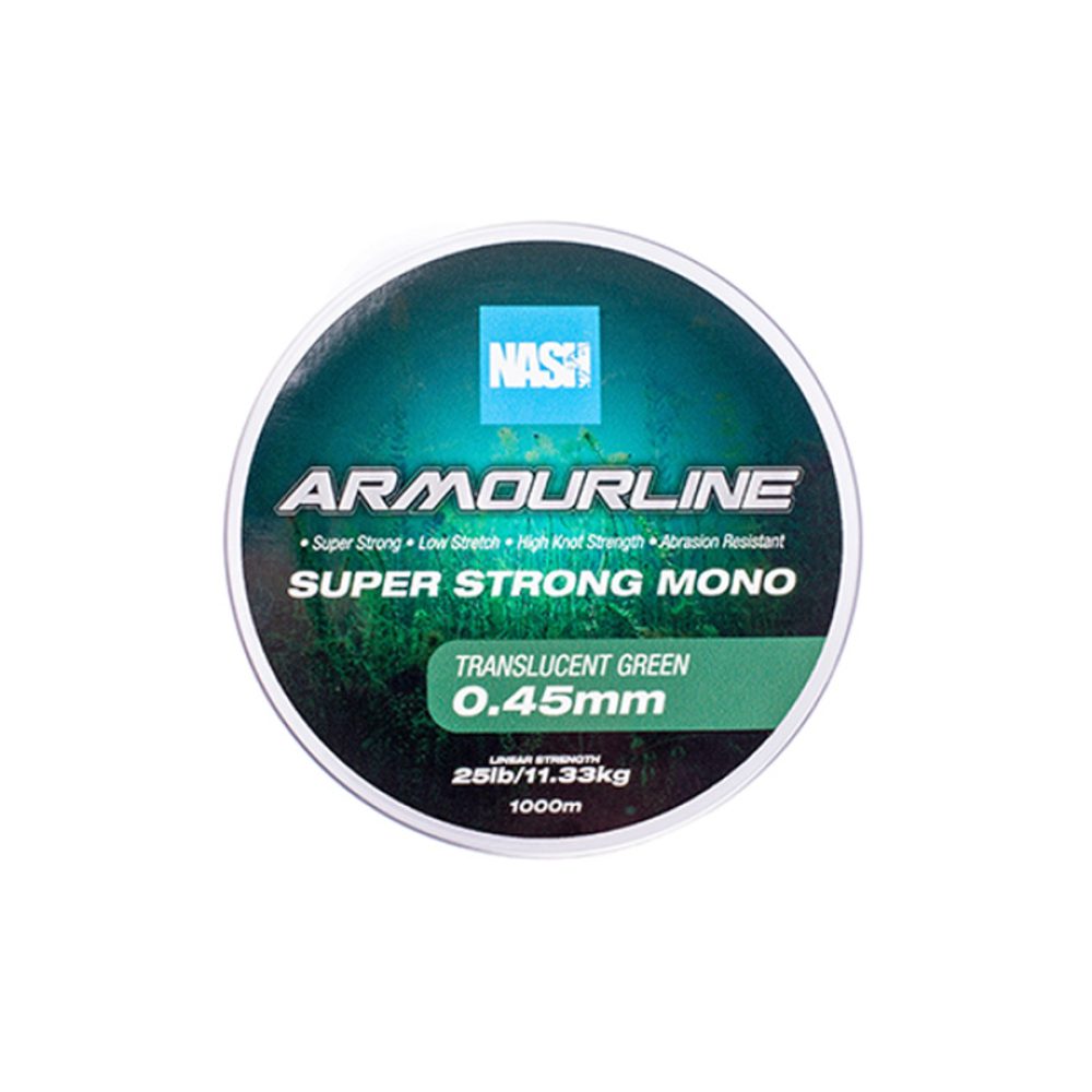 Nash Vlasec Armourline Super Strong Mono Green 1000m - 0,35mm