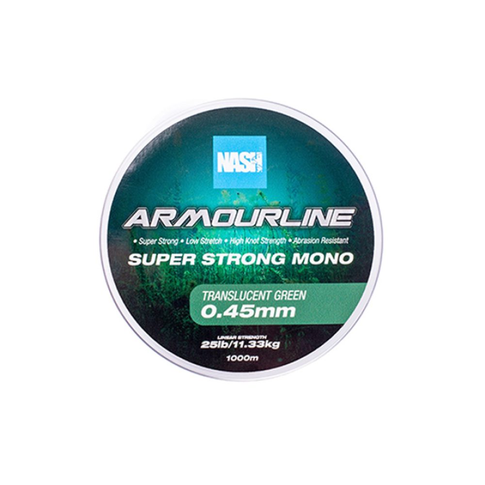 Nash Vlasec Armourline Super Strong Mono Green 1000m - 0,45mm