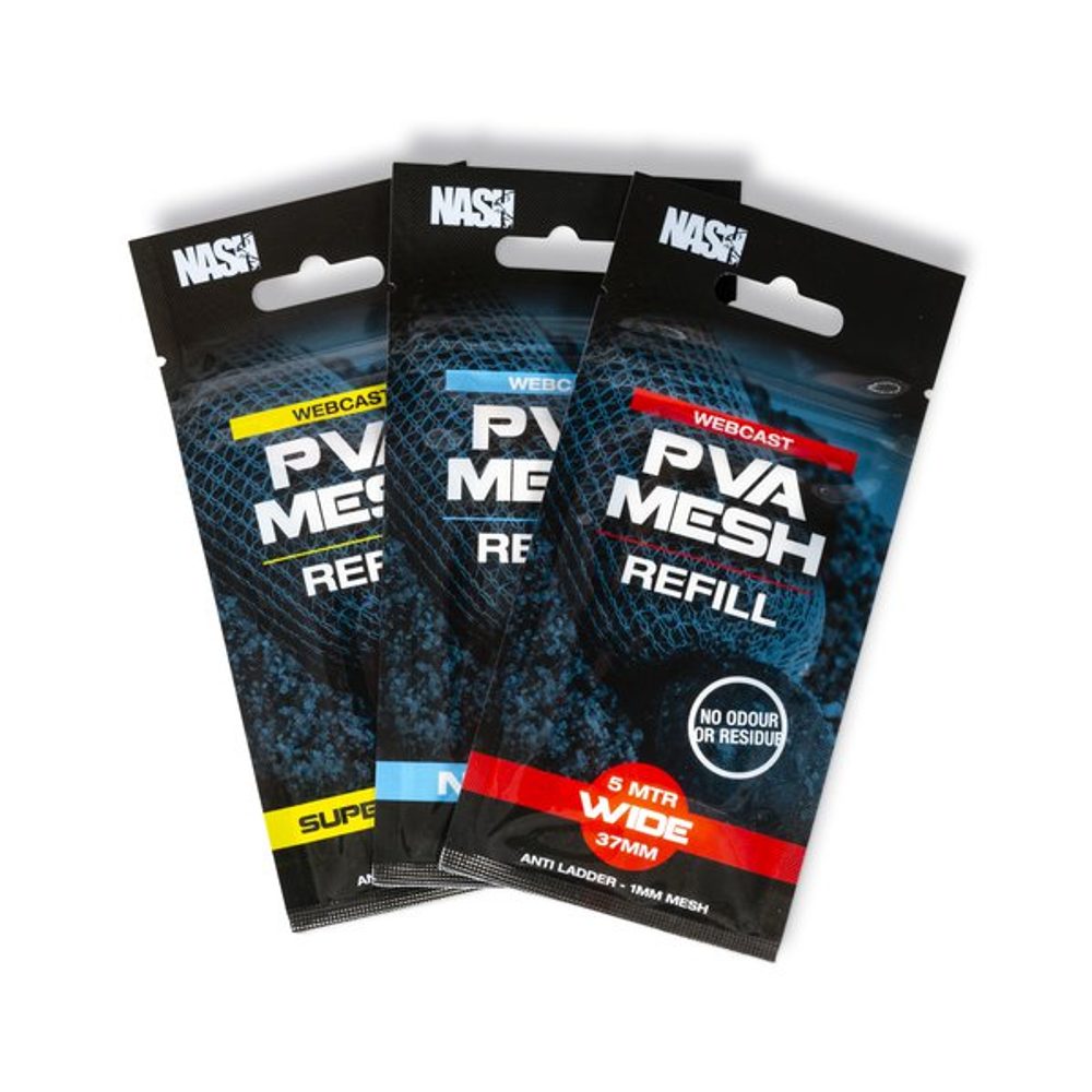E-shop Nash Náhradní PVA punčocha Webcast PVA Refill 5m,Nash Náhradní PVA punčocha Webcast PVA Refill 5m