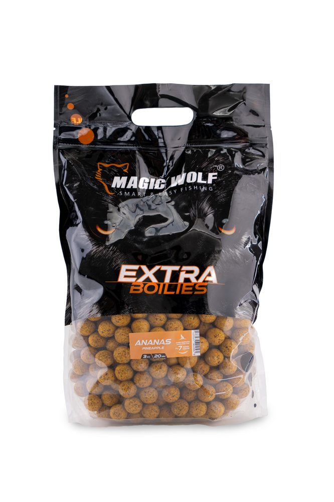 Magic Wolf Boilies Extra 20mm 3kg - Ananas,Magic Wolf Boilies Extra 20mm 3kg - Ananas