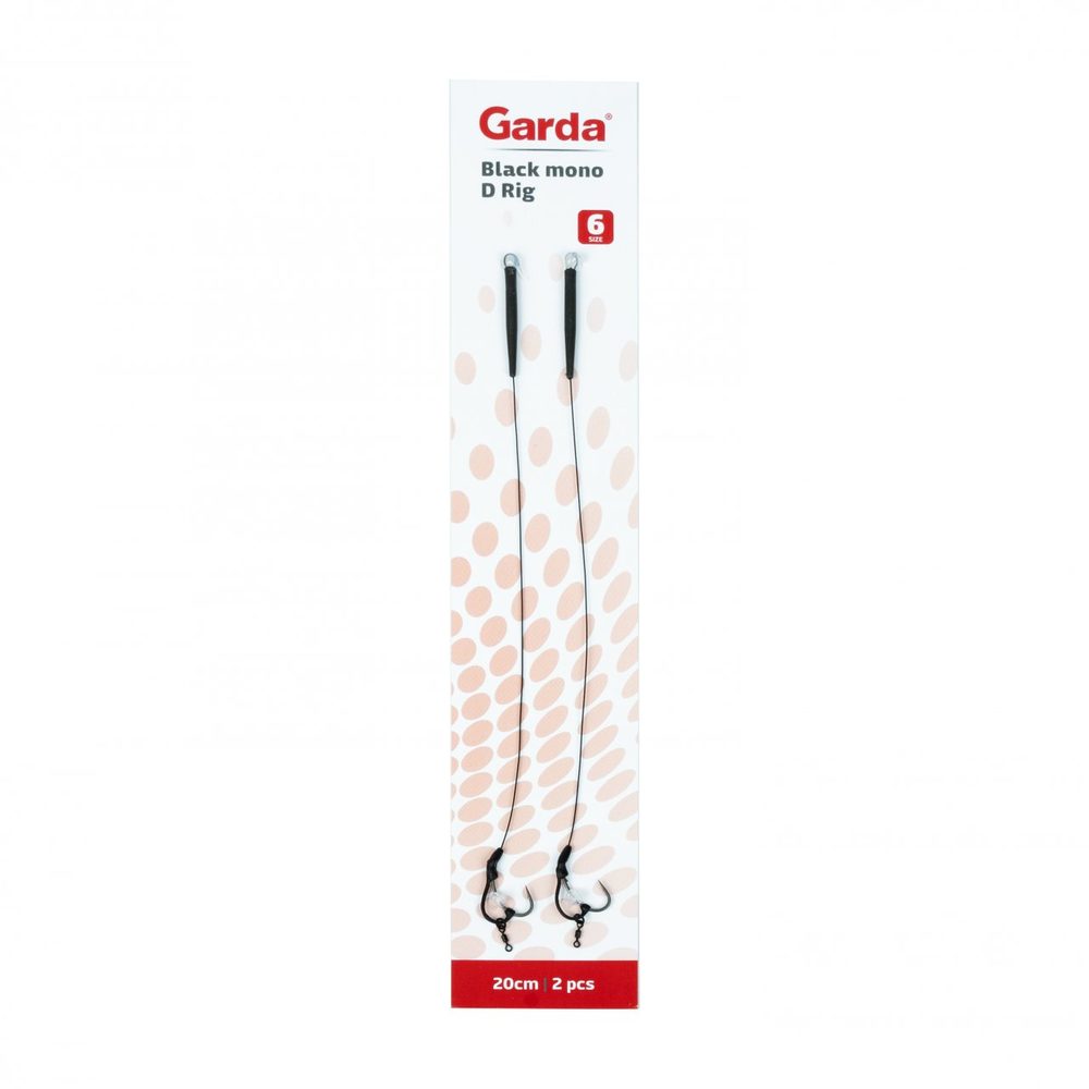 E-shop Garda návazec Black Mono D Rig 2ks bez protihrotu - 4,Garda návazec Black Mono D Rig 2ks bez protihrotu - 4