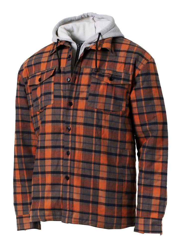 Savage Gear Bunda Twin Shirt Jacket Orange/Grey - M