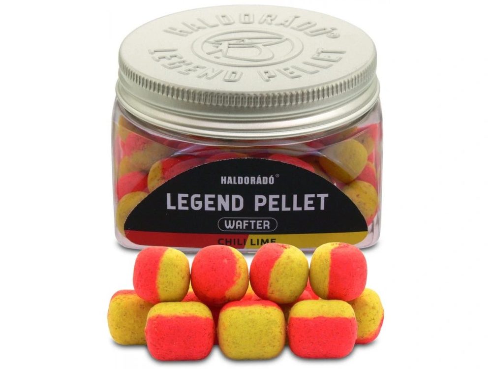 E-shop Haldorádó Pelety Legend Pellet Wafters 12/16mm 50g - Chilli-Limetka,Haldorádó Pelety Legend Pellet Wafters 12/16mm 50g - Chilli-Limetka