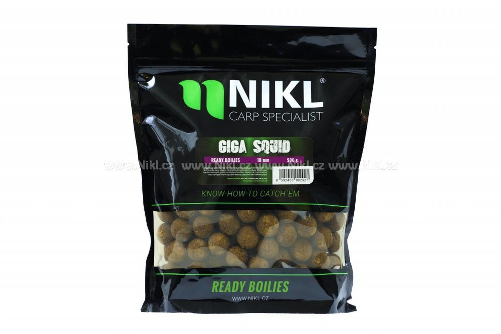 Fotografie Nikl Boilies Giga Squid - 20mm 250g