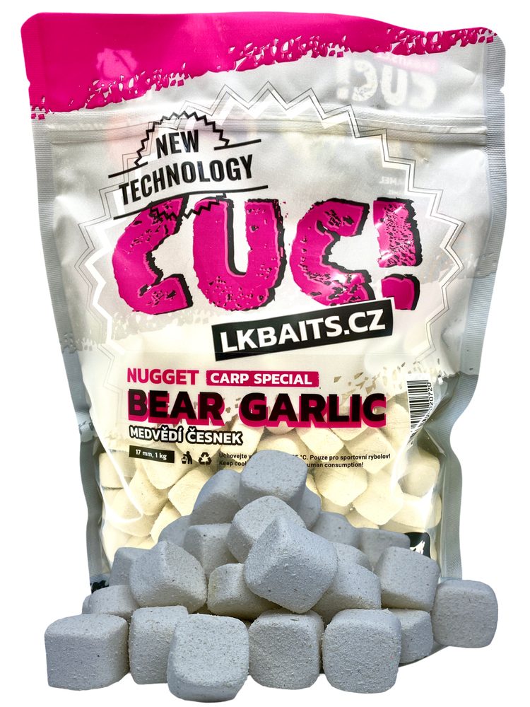 E-shop LK Baits CUC! Nugget Carp 17mm 1kg - Garlic Bear,LK Baits CUC! Nugget Carp 17mm 1kg - Garlic Bear