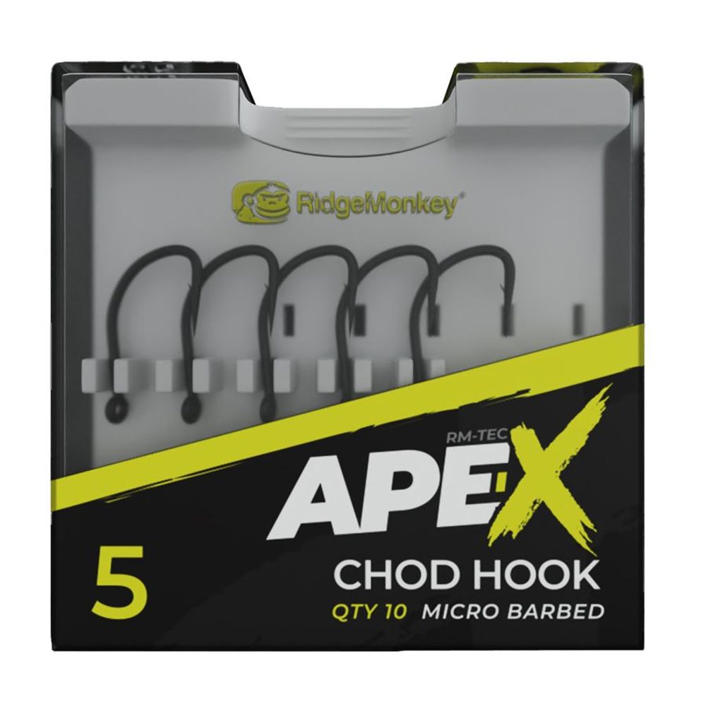 RidgeMonkey Háčky Ape-X Chod Barbed 10ks - vel. 6