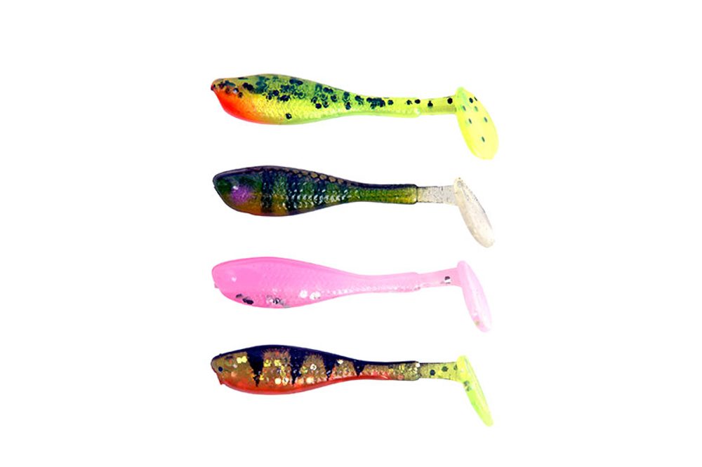 E-shop Fox Rage Gumová nástraha Micro Fry UV Mixed colour 4cm 8ks