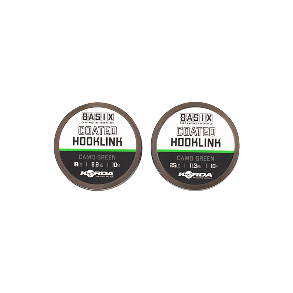 E-shop Korda Šňůra Basix Coated Hooklink 10m - 18lb,Korda Šňůra Basix Coated Hooklink 10m - 18lb