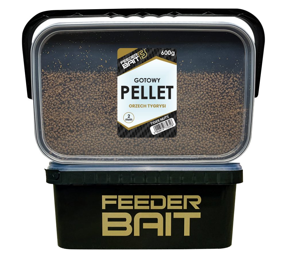 E-shop FeederBait Pellet Ready to fish 2mm 600g - Tygří ořech,FeederBait Pellet Ready to fish 2mm 600g - Tygří ořech
