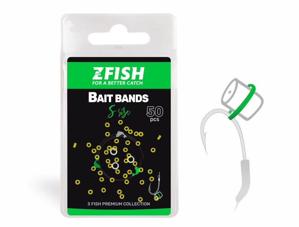 Zfish Kroužek Micro Bait Bands 50ks - M,Zfish Kroužek Micro Bait Bands 50ks - M