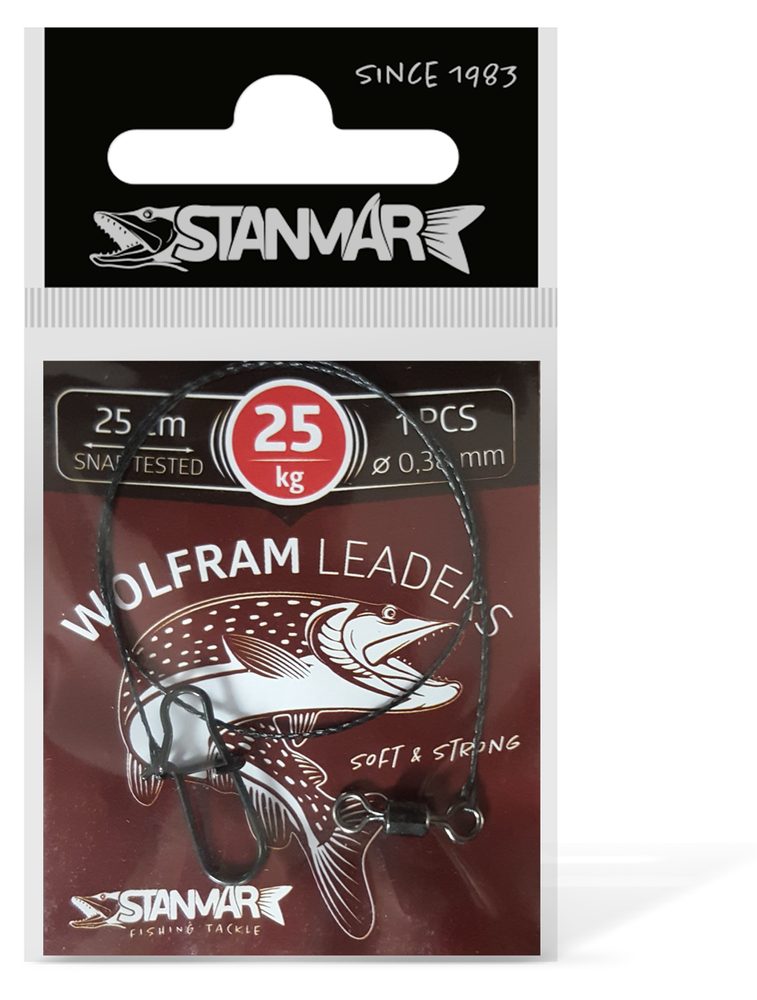E-shop Stan-Mar Wolframové lanko 25cm - 25kg 1ks,Stan-Mar Wolframové lanko 25cm - 25kg 1ks