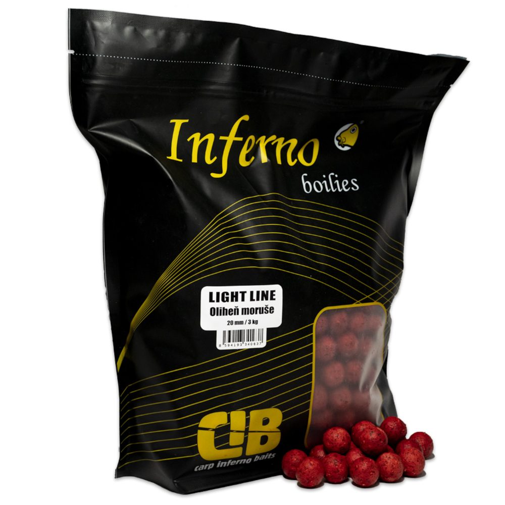 Fotografie Carp Inferno Boilies Light Line 3 kg - Brusinka Chobotnice