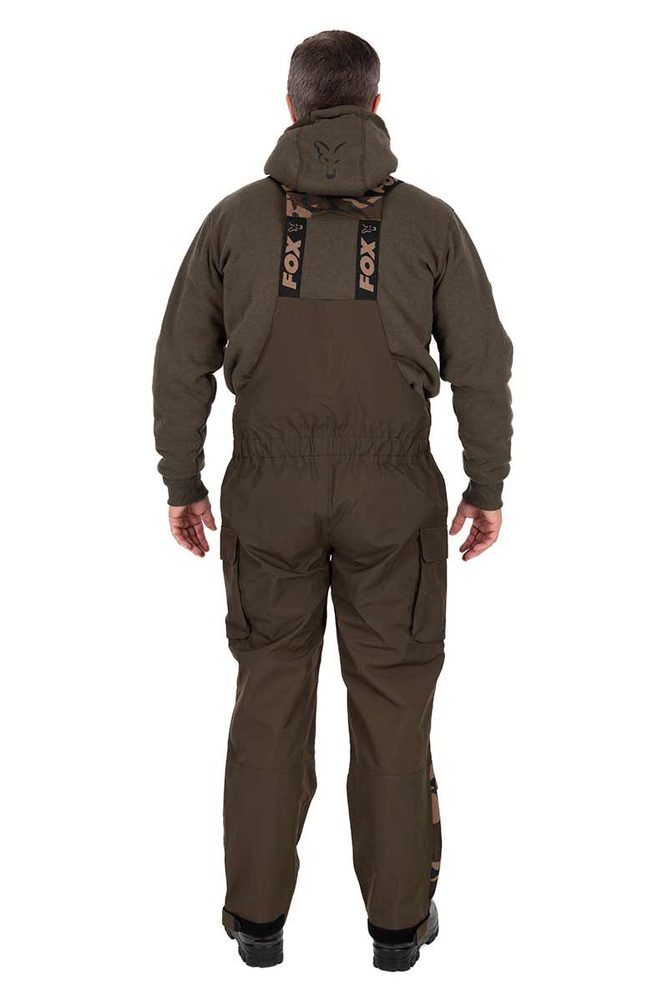 Fox Kalhoty RS25K Khaki Salopettes - S