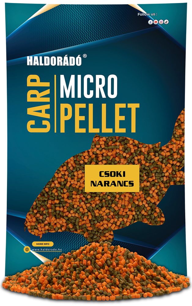 E-shop Haldorádó Pelety Carp Micro Pellet 2,5mm 600g - Čokoládový pomeranč,Haldorádó Pelety Carp Micro Pellet 2,5mm 600g - Čokoládový pomeranč