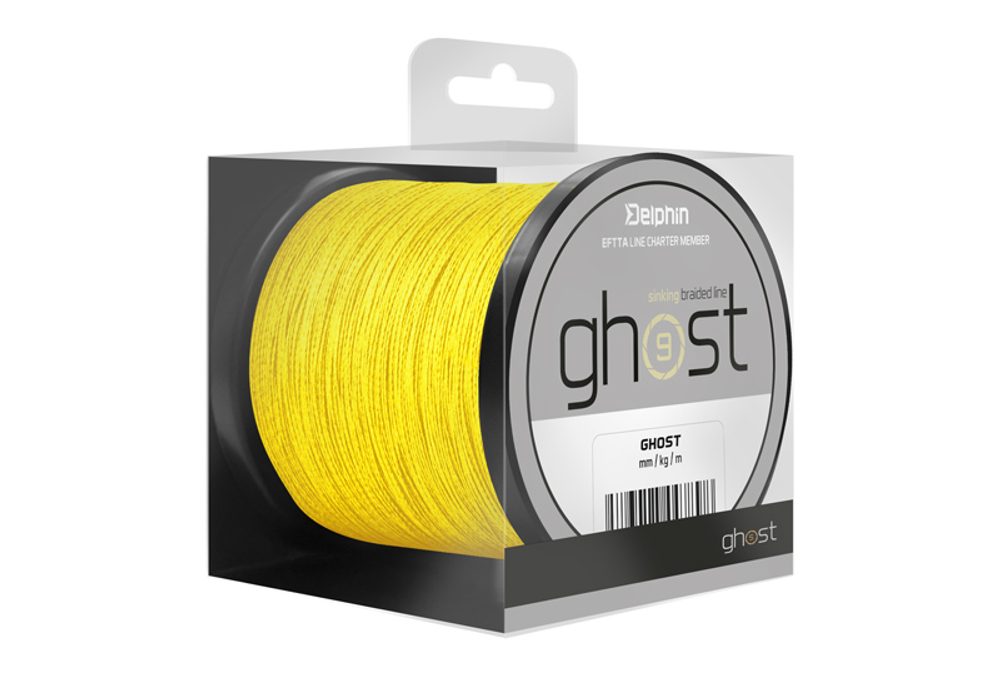 E-shop Delphin Šňůra Ghost 8+1 žlutá - 0,16mm 8,2kg 200m,Delphin Šňůra Ghost 8+1 žlutá - 0,16mm 8,2kg 200m