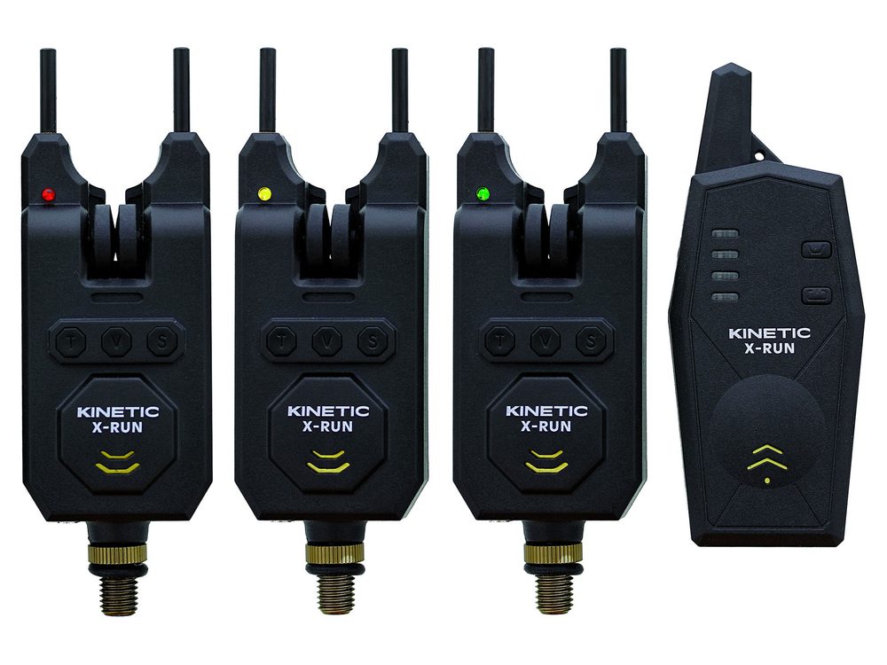 E-shop Kinetic Sada Hlásičů X-Run Bite Alarm set 3+1,Kinetic Sada Hlásičů X-Run Bite Alarm set 3+1