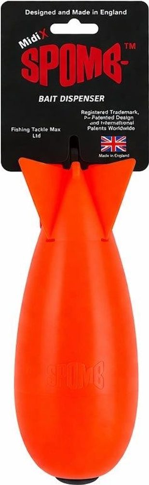 Spomb Zakrmovac� raketa Exclusive Fluro Red Midi X,Spomb Zakrmovac� raketa Exclusive Fluro Red Midi X