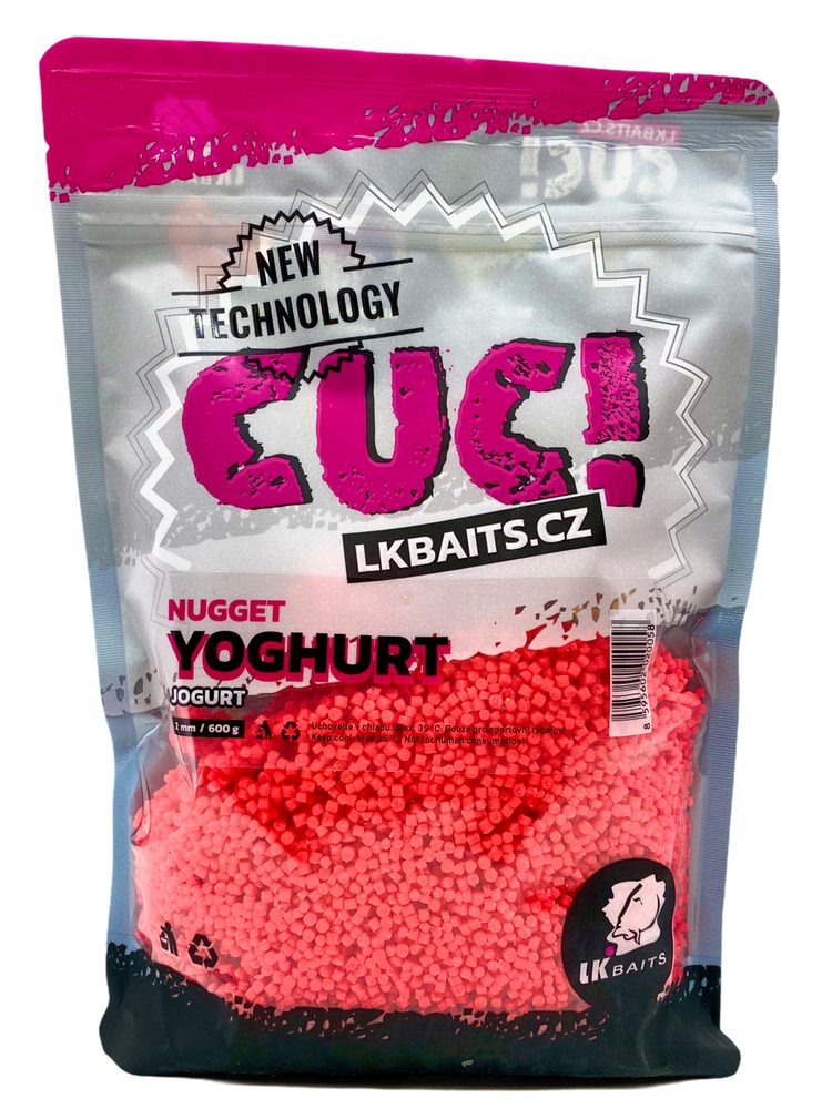 Fotografie LK Baits Nugget CUC! 2mm 600g - Jogurt