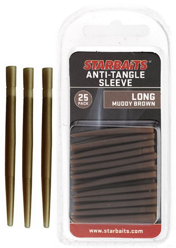 Starbaits Převlek proti zamotání Anti Tangle Sleeve Long 4cm 25ks - zelená