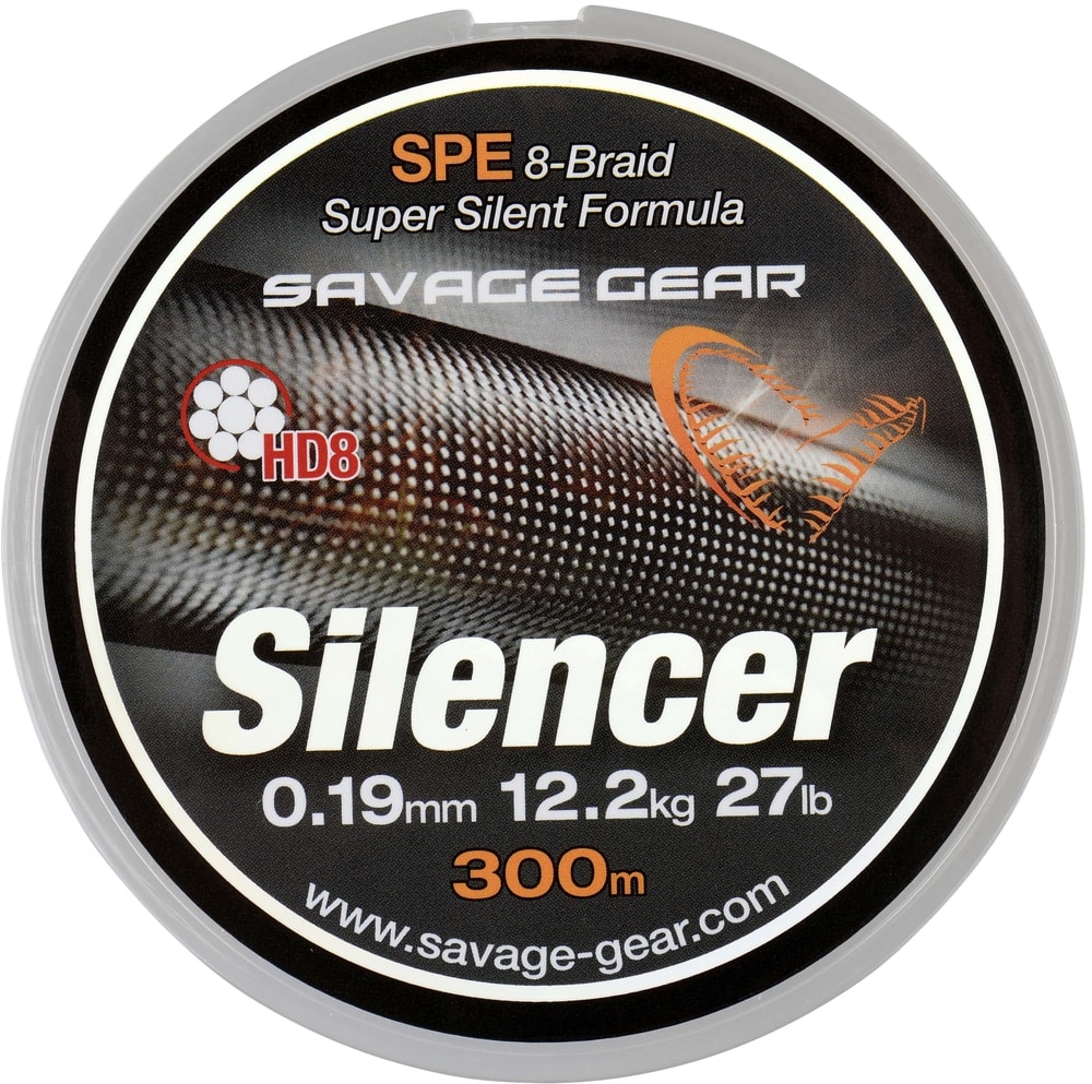 E-shop Savage Gear Šňůra HD8 Silencer Braid 120m Green - 0.12mm 13lbs 6.3kg