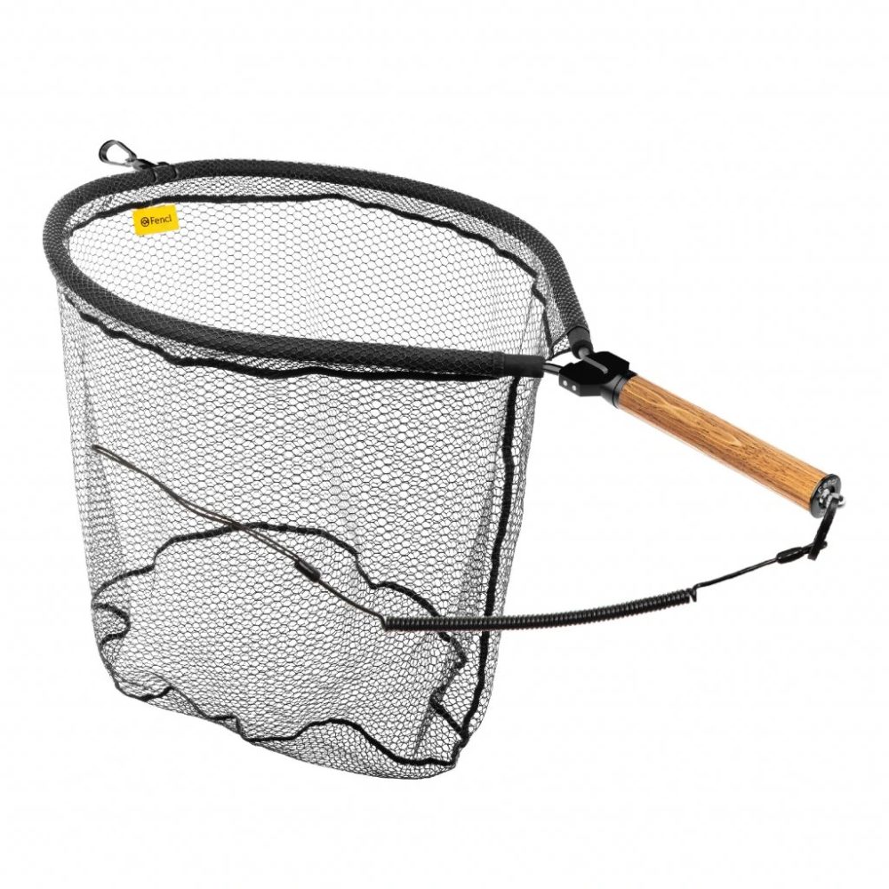 E-shop Fencl Muškařský podběrák King M Natur s pogumovanou síťí a magnetem,Fencl Muškařský podběrák King M Natur s pogumovanou síťí a magnetem